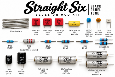 Fender Blues Junior Straight Six Modifications for MIM