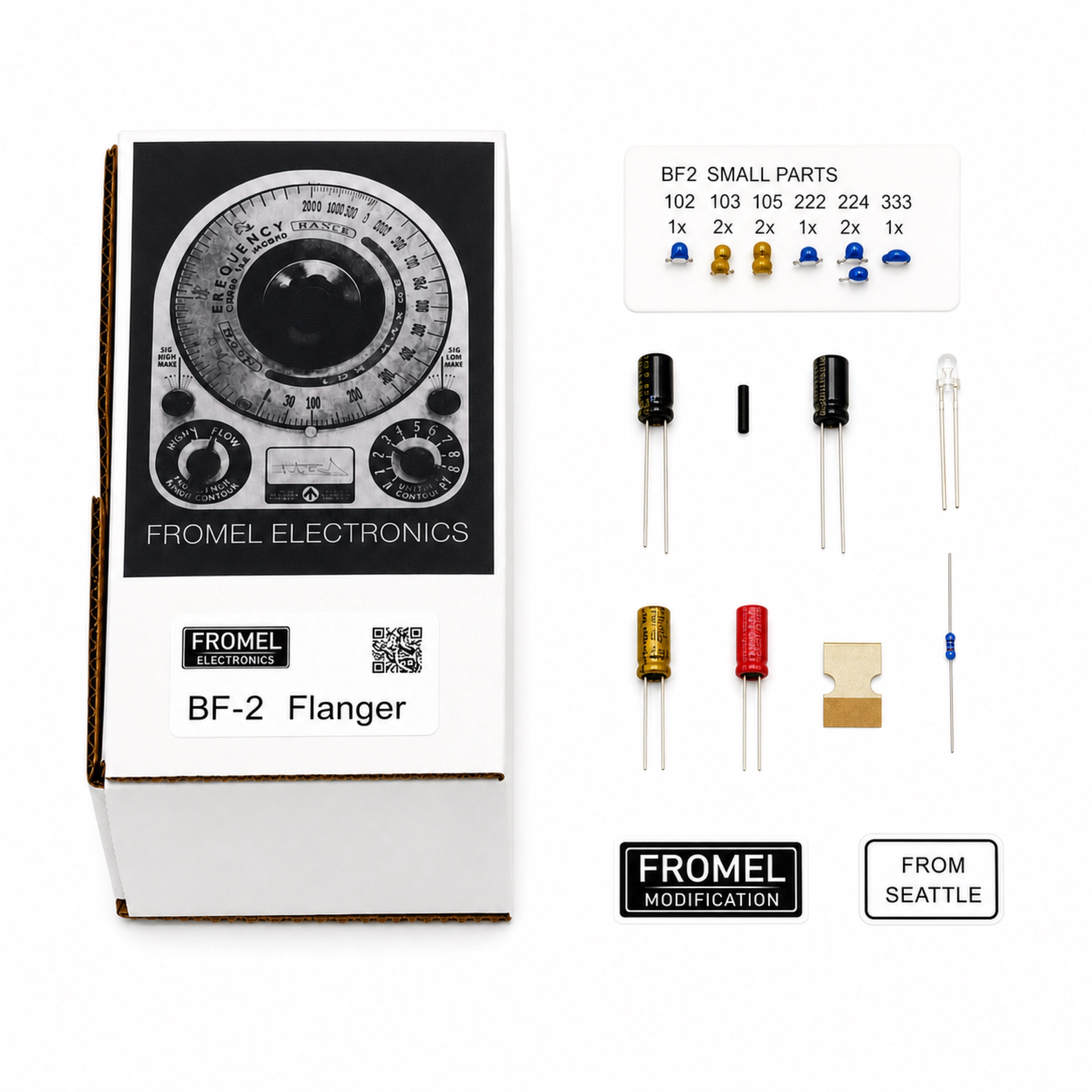 Fromel Supreme Mod Kit for Boss BF-2 Flanger Pedal – Fromel Electronics