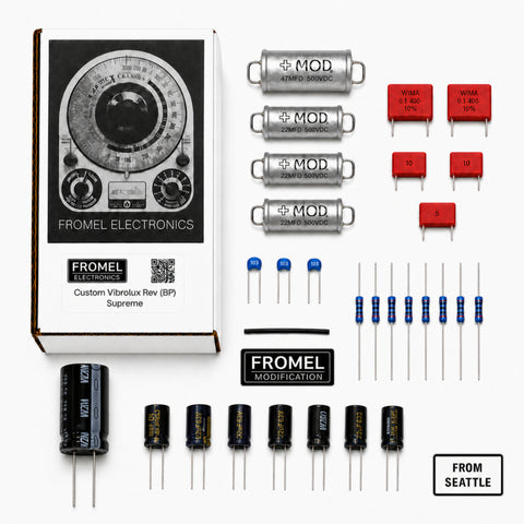 Fender Custom Vibrolux Reverb Mods - Black Panel Creme Knob