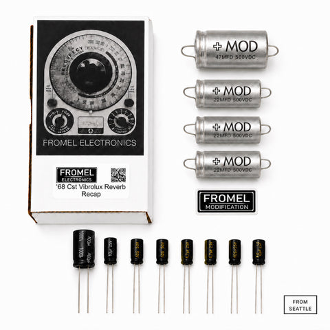Fender 68 Custom Vibrolux Reverb Recap Kit