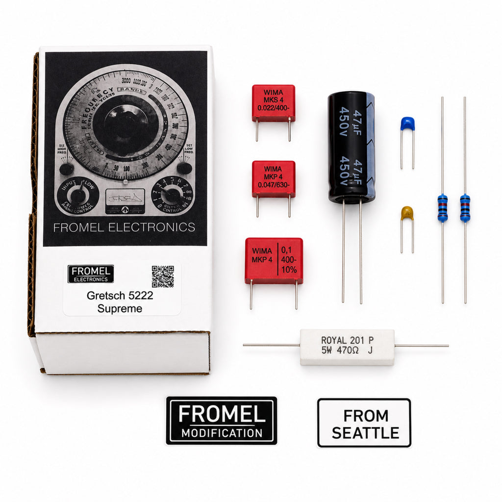 Gretsch 5222 Electromatic Supreme mod kit