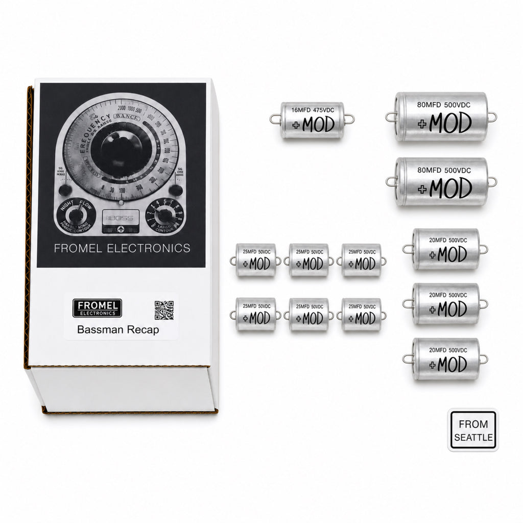 Vintage Fender Bassman Recap Kit