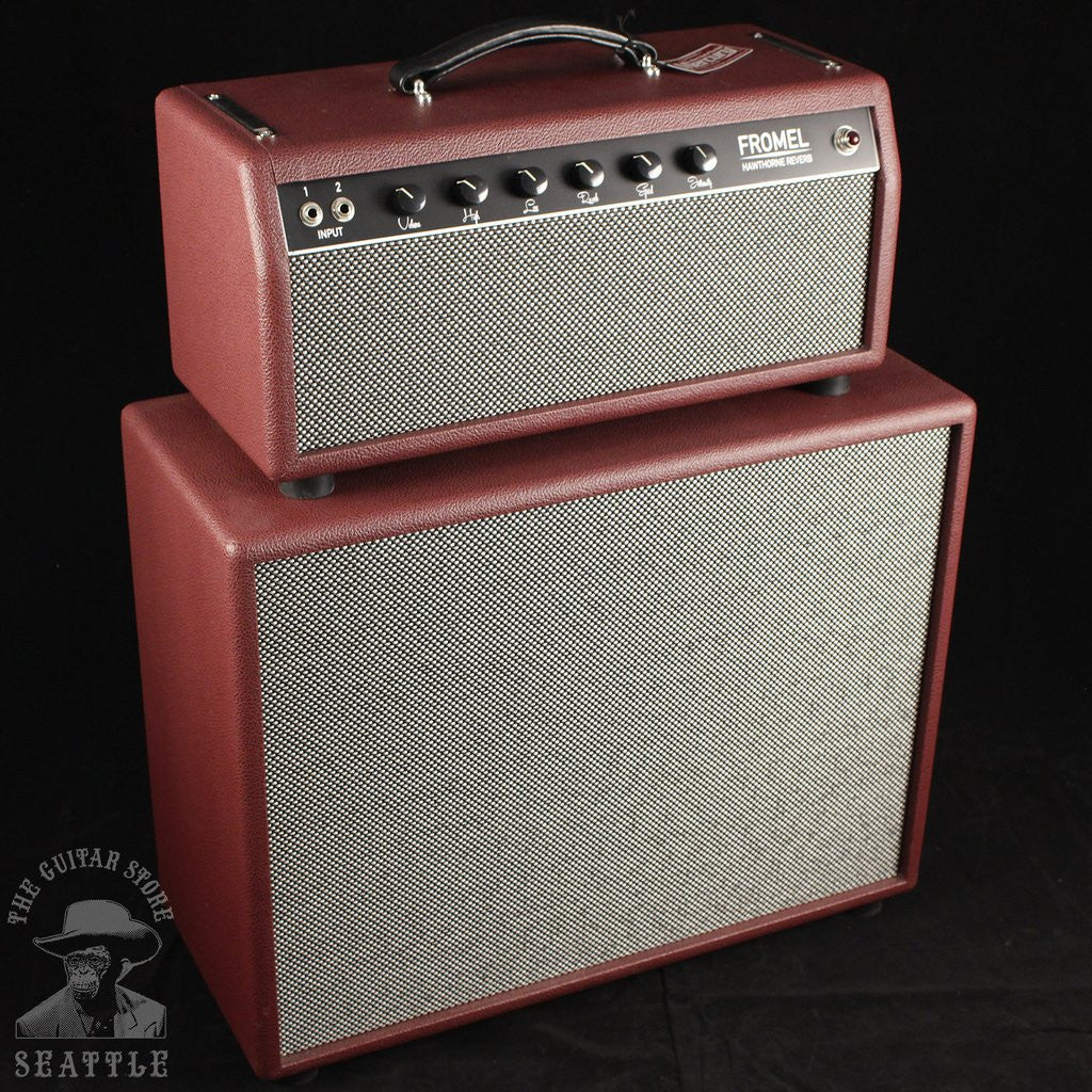 Fromel Hawthrone Reverb Head and 1x12" Cabinet in Red